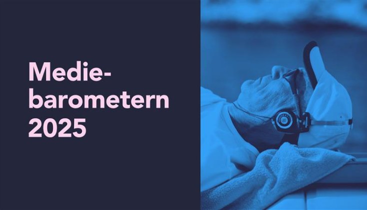 Omslag Mediebarometern 2025
