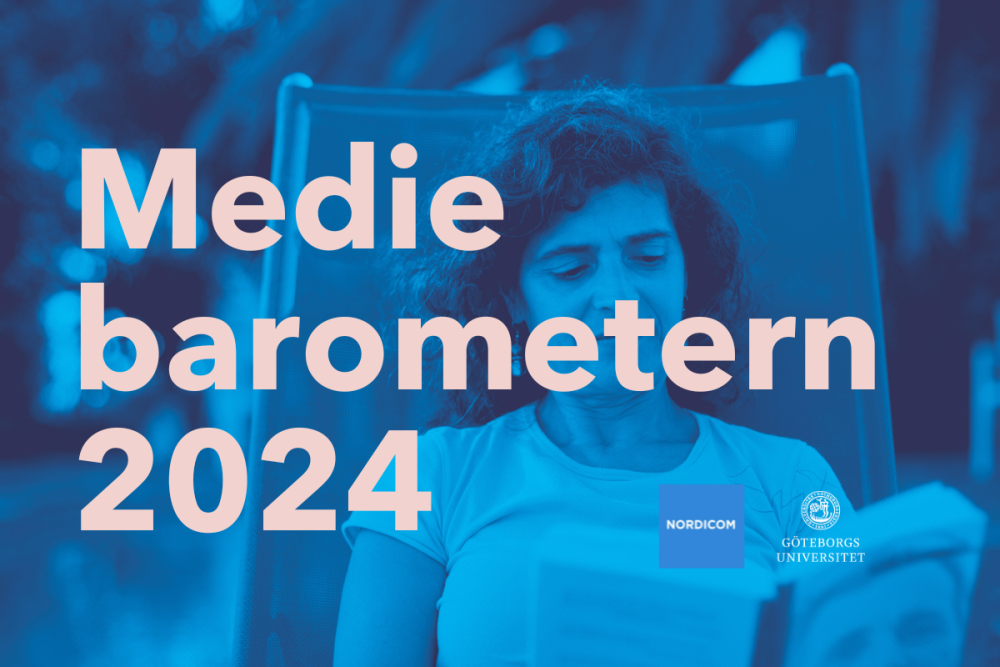 Omslag Mediebarometern 2024