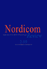 Cover of Nordicom Review Issue 20(2)