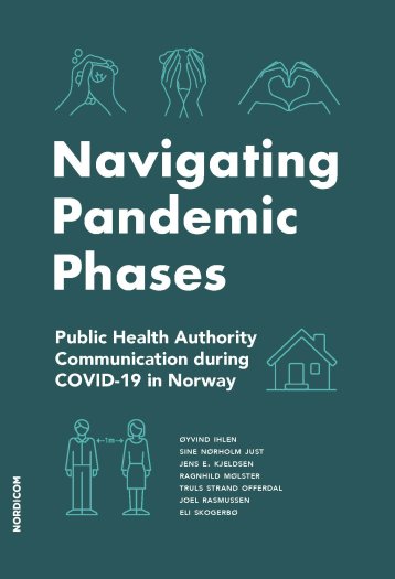 Green cover with covid symbols