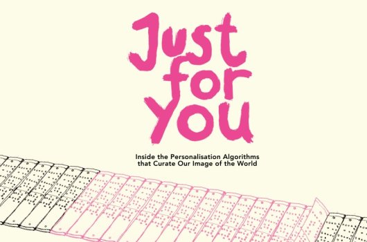Book cover, yellow background with pink text "Just for You" 