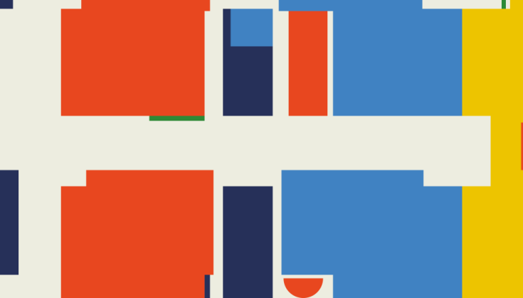 Mix of Nordic flags. 