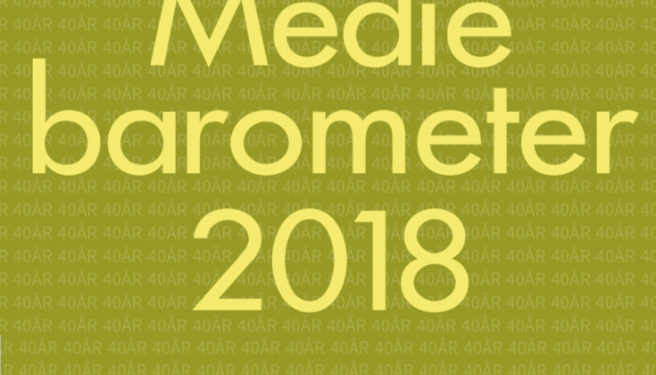 Banner för Mediebarometern 2018